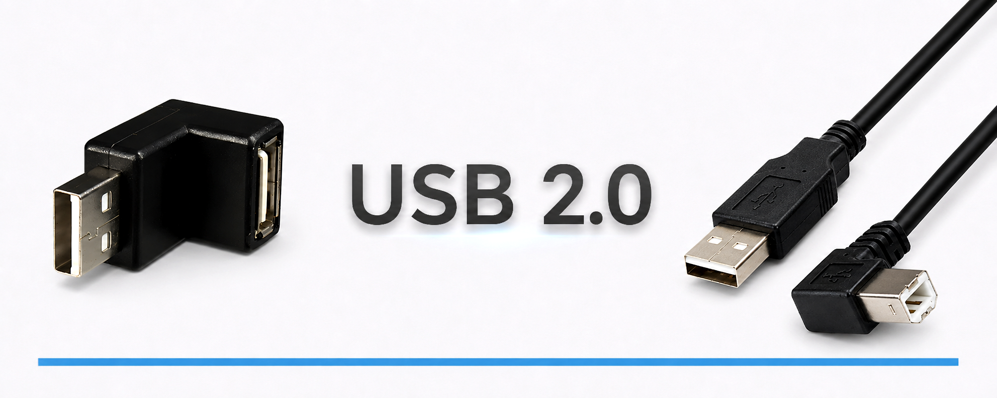 USB-kabel schuin